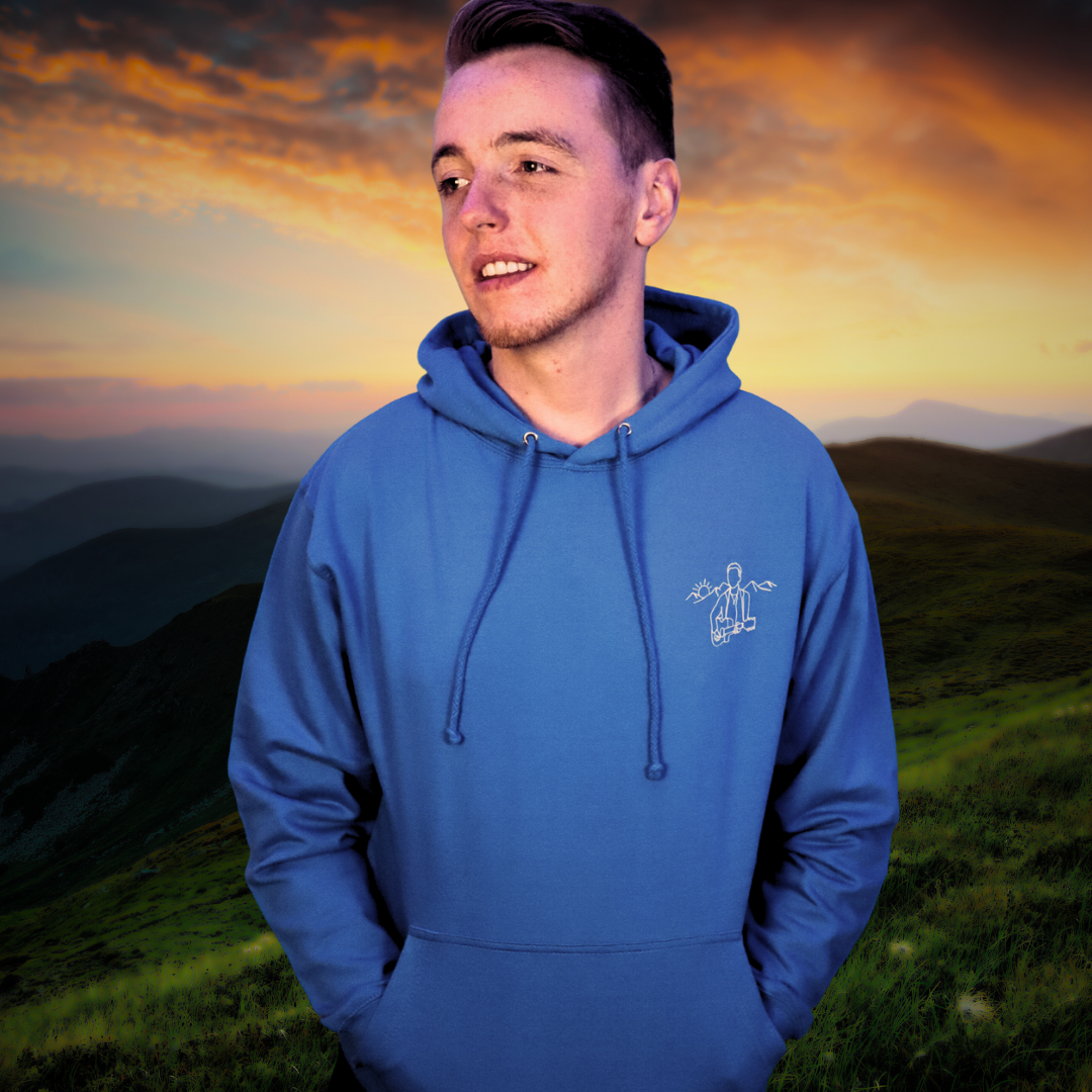 Blue Hoodie - Inner Demons Sunset - UK