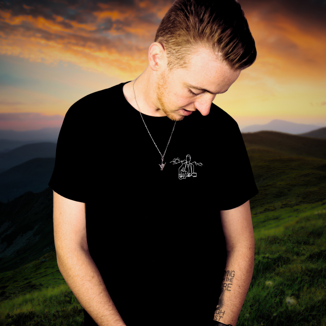Premium T-Shirt - Inner Demons Sunset - Black - UK